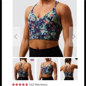 Tropical Workout Bra